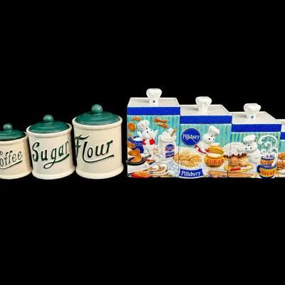 Pillsbury Doughboy Canister Collection & Ceramic Kitchen Canisters | The Danbury Mint