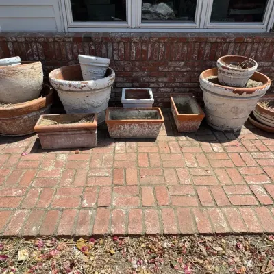 Large Outdoor Planter Collection | Terracotta Pots, Decorative Urns & Garden Containers | 12 Pieces