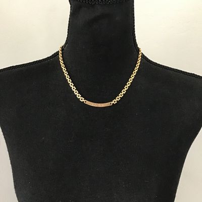 Beautiful vintage, goldtone statement, necklace