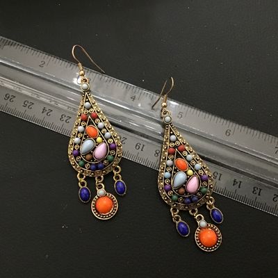 Colorful Fashion Drop Earrings