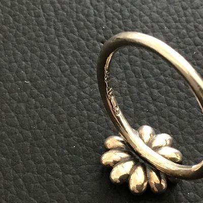 Ale 925 Daisy Silver Ring Marked