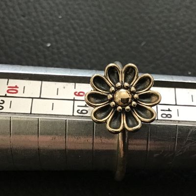 Ale 925 Daisy Silver Ring Marked