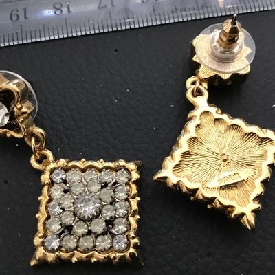 Beautiful Rhinestone Drop Earrings