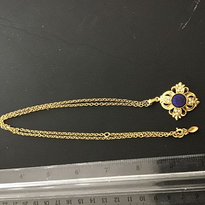 1970 Viennese Lapis Like Stone Avon Vintage