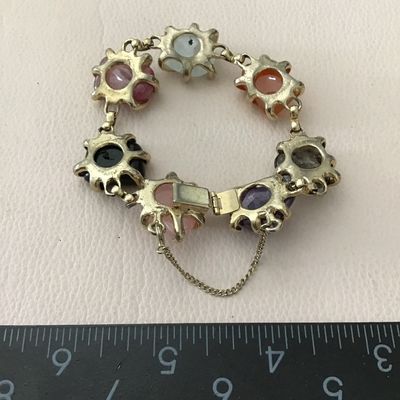 Beautiful, vintage, chunky gemstone bracelet