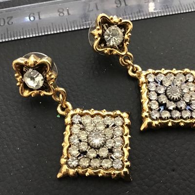 Beautiful Rhinestone Drop Earrings