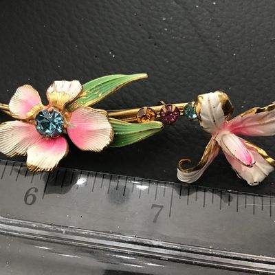 Austria Signed Vintage Brooch