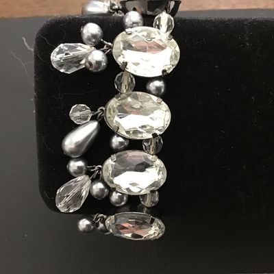 Faux Rhinestone Cha cha Style Bracelet