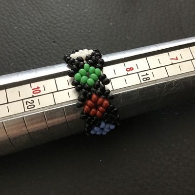 Beaded Vintage Fashion Ring