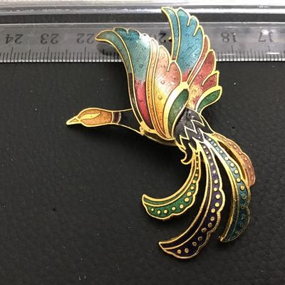 Nice Vintage Bird of paradise Brooch