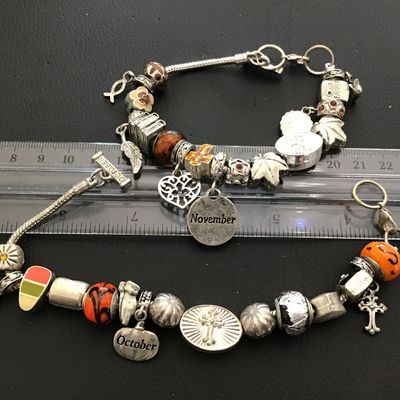 October November Charm Bracelets