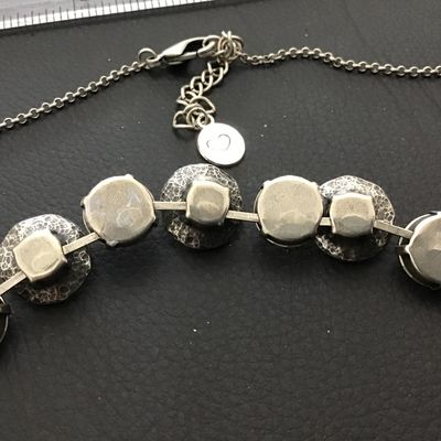 Beautiful Vintage Crystal Collar Necklace Chunky