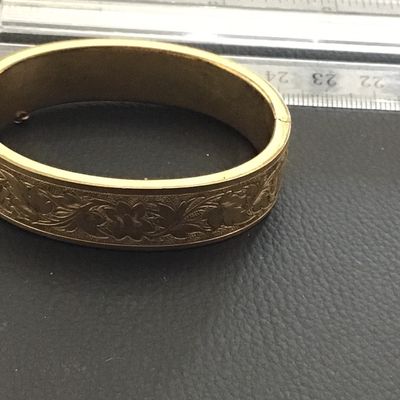 Bates and Bacon Victorian Engraved Gold Filled Small