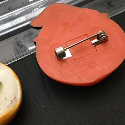 Pumpkin Brooch Lot Vintage