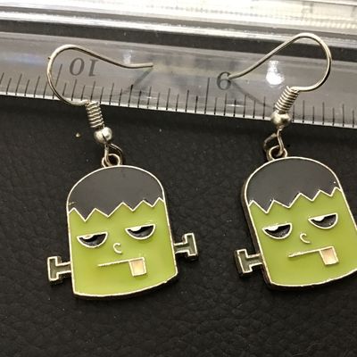 Frankenstein Fashion Holiday Earrings