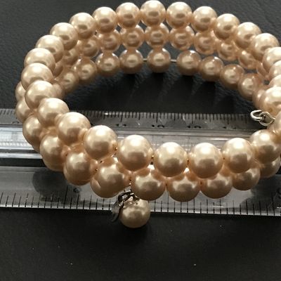 Monet Faux Pearl Satin Bead Bracelet