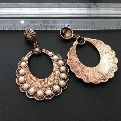 Copper Tone Boho Southwest Earrings