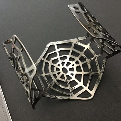 New Costume Metal Spider Web Cuff