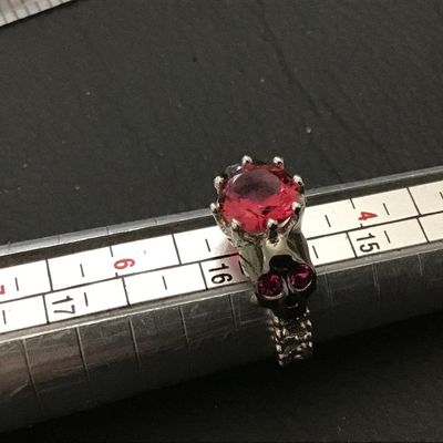 Skull Rhinestone Ring
