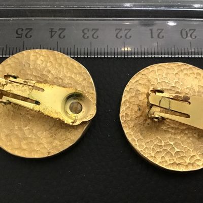 Art Nouveau vintage Clip on Earrings