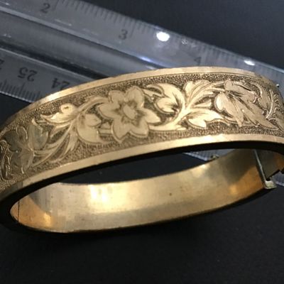 Bates and Bacon Victorian Engraved Gold Filled Small