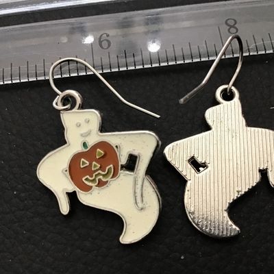 Ghoul Pumpkin Earrings
