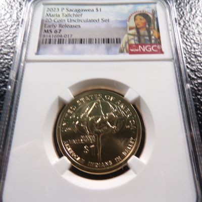 2023-P NGC MS67 MARIA TALLCHIEF SACAGAWEA DOLLAR