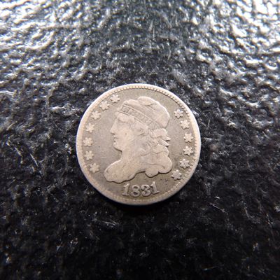 1831 CAPPED BUST SILVER HALF DIME