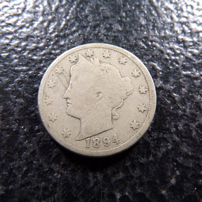 1894 LIBERTY HEAD V NICKEL