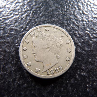 1883 WITH CENTS LIBERTY HEAD V NICKEL