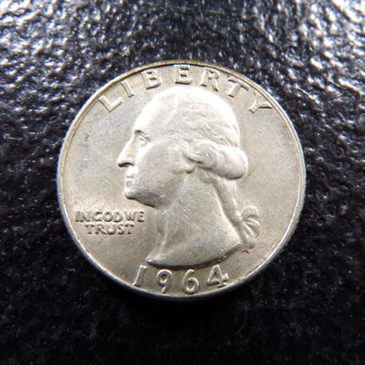 1964-D WASHINGTON SILVER QUARTER