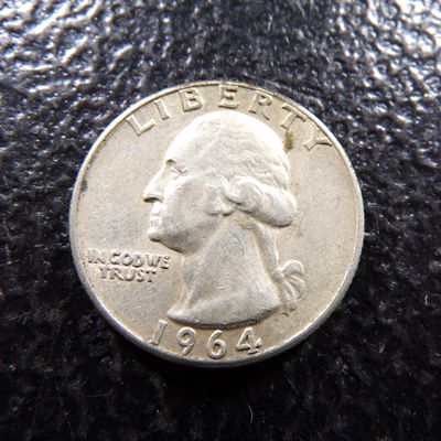 1964 WASHINGTON SILVER QUARTER