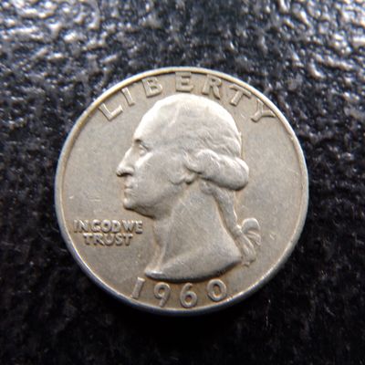 1960-D WASHINGTON SILVER QUARTER