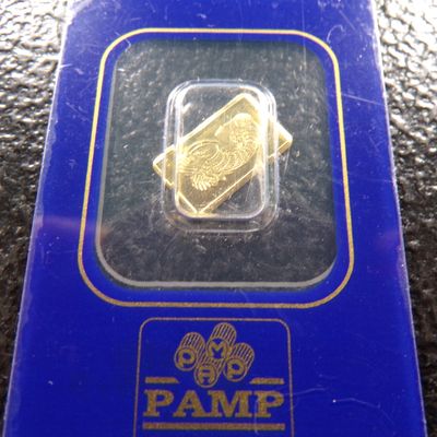 PAMP 1 GRAM 999,9 FINE GOLD BAR