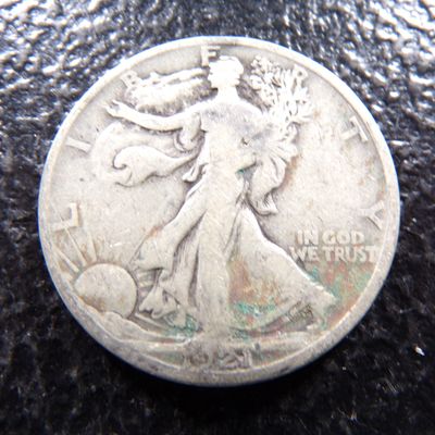 1921-D RARE KEY DATE WALKING LIBERTY SILVER HALF DOLLAR