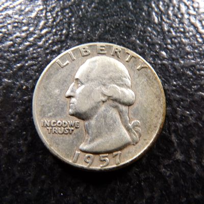 1957 WASHINGTON SILVER QUARTER