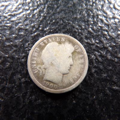 1900-O BARBER SILVER DIME