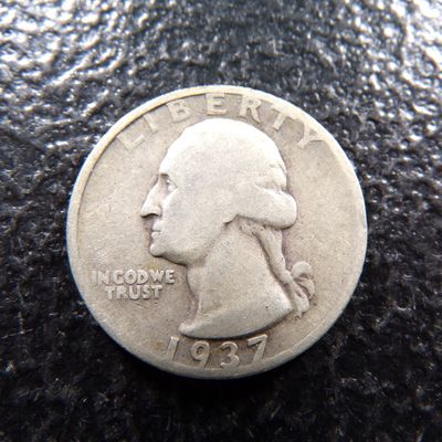 1937-S WASHINGTON SILVER QUARTER