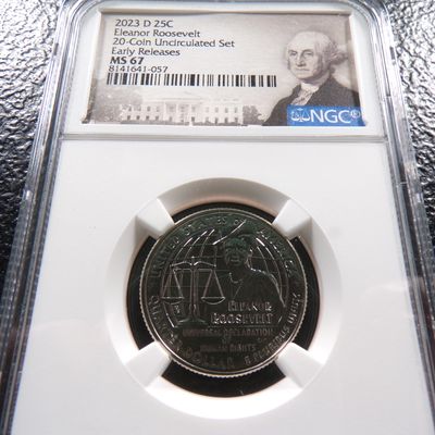 2023-D NGC MS67 ELEANOR ROOSEVELT QUARTER
