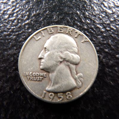 1958-D WASHINGTON SILVER QUARTER