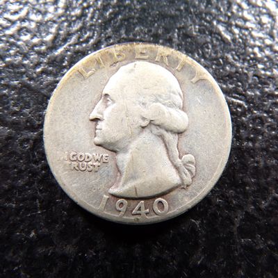 1940-S WASHINGTON SILVER QUARTER