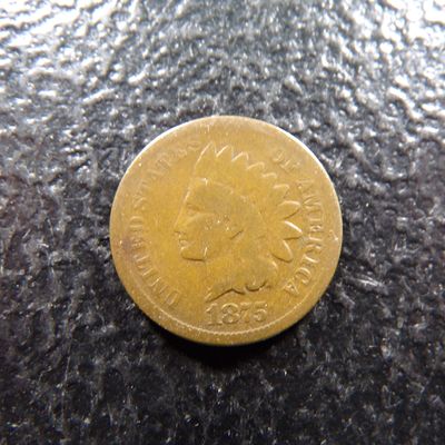 1875 INDIAN HEAD CENT