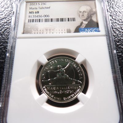 2023-S NGC MS68 MARIA TALLCHIEF QUARTER