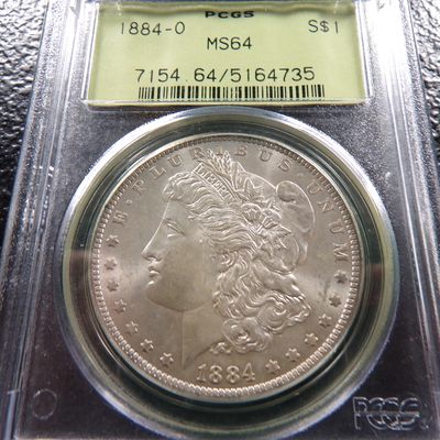 1884-O PCGS MS64 HIGH GRADE MORGAN SILVER DOLLAR