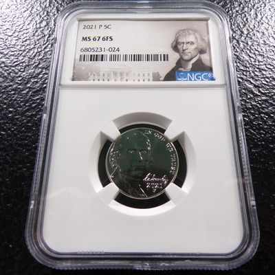 2021-P NGC MS67 6FS JEFFERSON NICKEL
