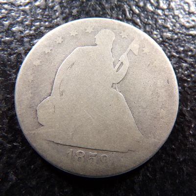 1859-O SEATED LIBERTY SILVER HALF DOLLAR