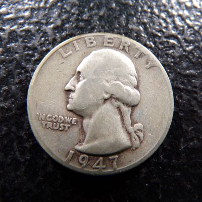 1947-S WASHINGTON SILVER QUARTER