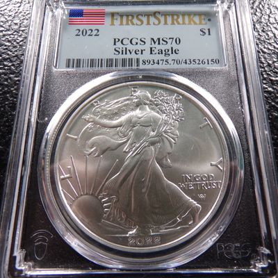 2022 PCGS MS70 FIRST STRIKE AMERICAN SILVER EAGLE DOLLAR