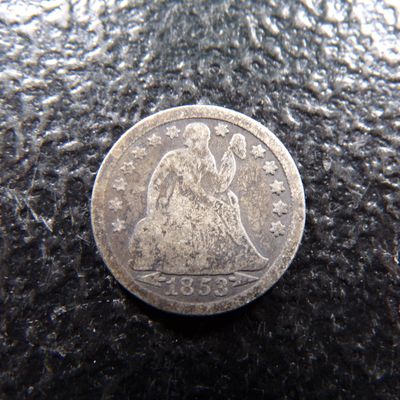 1853 SEATED LIBERTY SILVER DIME