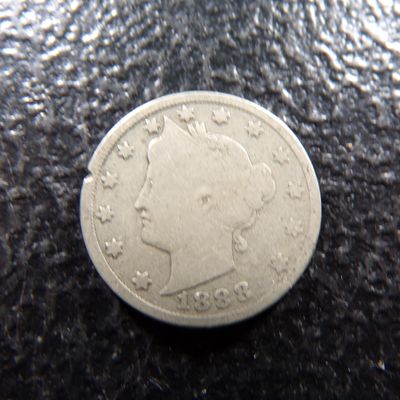 1888 LIBERTY HEAD V NICKEL